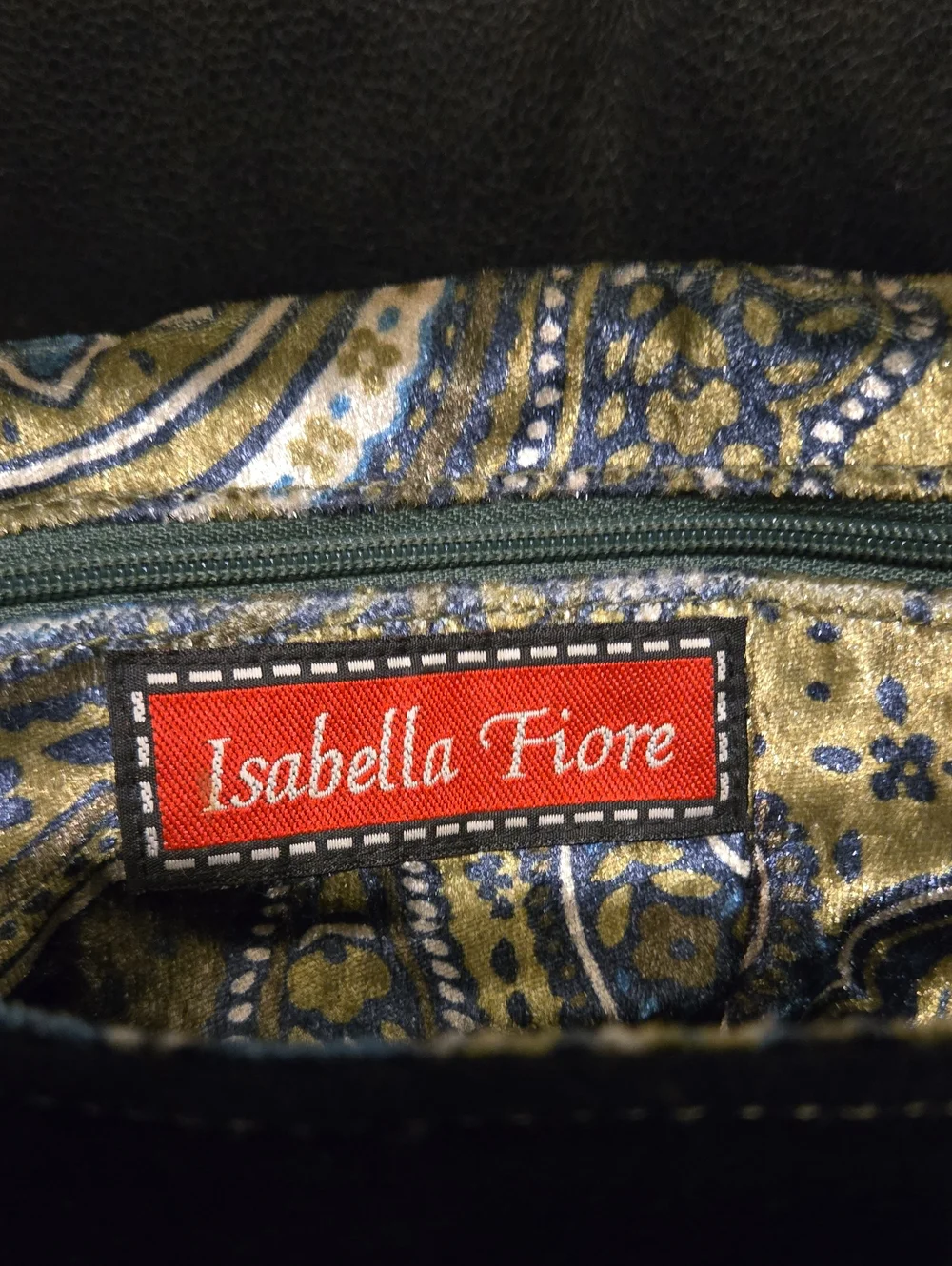 vintage Isabella Fiore Bohemian Hobo embroidered, Beaded shoulder bag